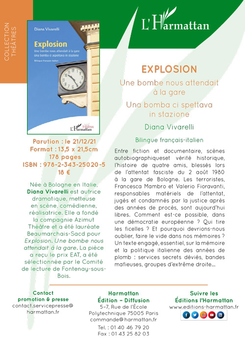 Promotion Explosion Éditions l'Harmattan