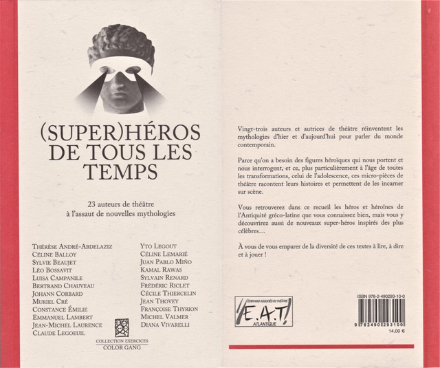 1ère et 4ème de couverture du livre ( SUPER ) Héros de tous le Temps